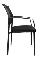 Topstar Besucherstühle BtoB 10 BB200A G200 schwarz Stoff, 2 St.