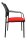 Topstar Besucherstühle BtoB 10 BB200A G210 rot, schwarz Stoff, 2 St.