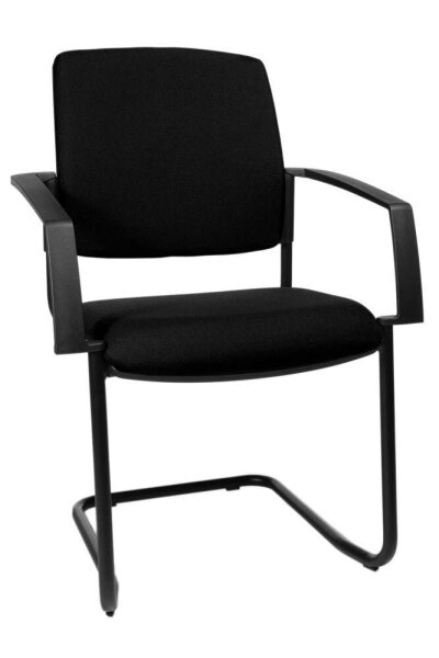 Topstar Besucherstühle BtoB 20 BB300A G20 schwarz Stoff, 2 St.