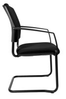Topstar Besucherstühle BtoB 20 BB300A G20 schwarz Stoff, 2 St.