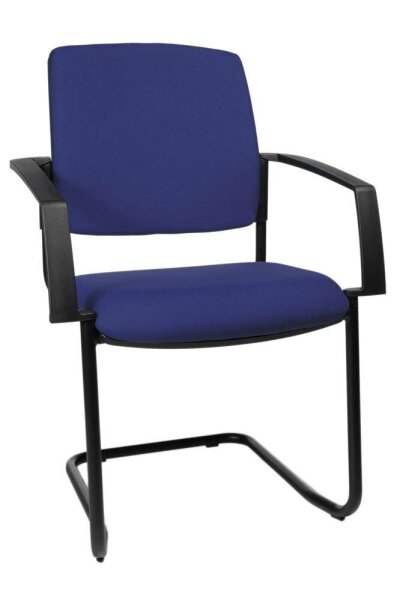 Topstar Besucherstühle BtoB 20 BB300A G26 blau Stoff, 2 St.
