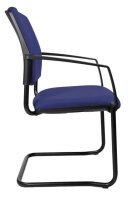 Topstar Besucherstühle BtoB 20 BB300A G26 blau Stoff, 2 St.