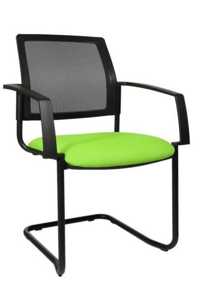 Topstar Besucherstühle BtoB 20 BB400A G050 grün, schwarz Stoff, 2 St.