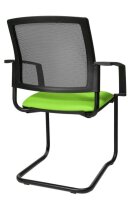 Topstar Besucherstühle BtoB 20 BB400A G050 grün, schwarz Stoff, 2 St.