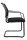 Topstar Besucherstühle BtoB 20 BB400A G200 schwarz Stoff, 2 St.
