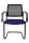 Topstar Besucherstühle BtoB 20 BB400A G260 blau, schwarz Stoff, 2 St.