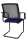 Topstar Besucherstühle BtoB 20 BB400A G260 blau, schwarz Stoff, 2 St.