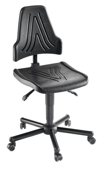 meychair XXL Arbeitsdrehstuhl W19-25-TR-PU schwarz
