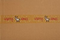 WIHEDš Packband ™kopack Motivdruck X-Mas braun 50,0 mm x 25,0 m 1 Rolle
