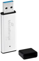 MediaRange USB-Stick MR1901 silber, schwarz 64 GB, 1 St.