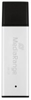 MediaRange USB-Stick MR1901 silber, schwarz 64 GB, 1 St.