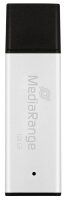 MediaRange USB-Stick MR1902 silber, schwarz 128 GB, 1 St.