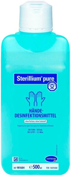 HARTMANN Sterillium pure Händedesinfektionsmittel 500,0 ml