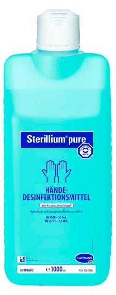 HARTMANN Sterillium pure Händedesinfektionsmittel 1,0 l