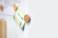 SIGEL Magnete braun, Holz Ø 3,3 x 0,9 cm, 4 St.