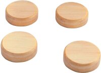 SIGEL Magnete braun, Holz Ø 3,3 x 0,9 cm, 4 St.