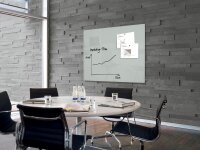 SIGEL Glas-Magnettafel Artverum 120,0 x 90,0 cm grau