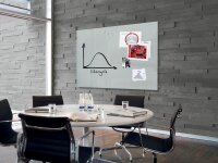 SIGEL Glas-Magnettafel Artverum 150,0 x 100,0 cm grau