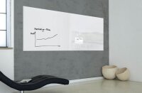 SIGEL Glas-Magnettafel Artverum 200,0 x 100,0 cm super-weiß
