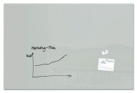 SIGEL Glas-Magnettafel Artverum 180,0 x 120,0 cm grau