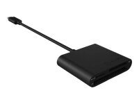 RaidSonic ICY BOX® IB-CR301-C3 Multi-microSD, SD, Compact Flash-Kartenleser schwarz