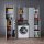 VCM my bath Waschmaschinenschrank Lona, 913863 grau 1 Fachboden 64,0 x 27,0 x 182,0 cm