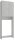 VCM my bath Waschmaschinenschrank Lona, 913863 grau 1 Fachboden 64,0 x 27,0 x 182,0 cm