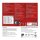 Idena 3,0 x 3,0 m LED Lichtervorhang transparent 3,0 m