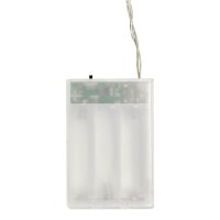 Idena 20er Micro LED Lichterkette silber 2,2 m