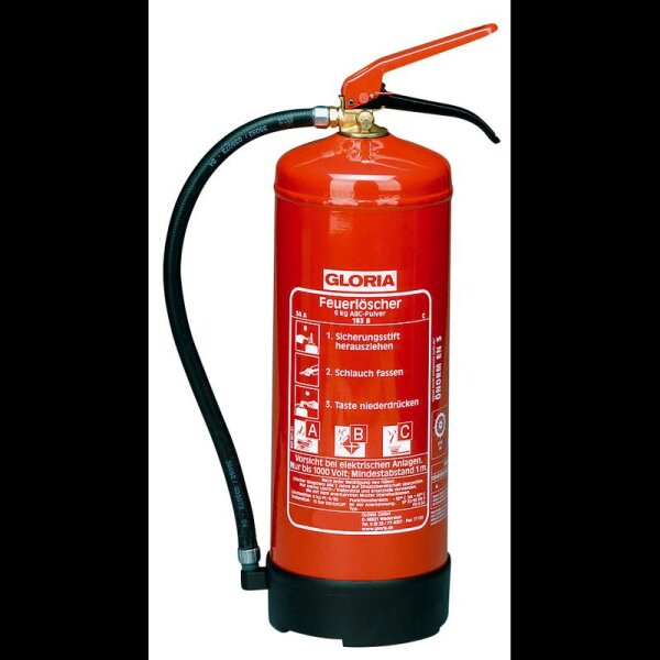 GLORIA PD6GA Feuerlöscher Pulver 6,0 kg