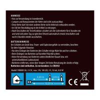 Idena 100er Micro LED Lichterkette silber 10,2 m