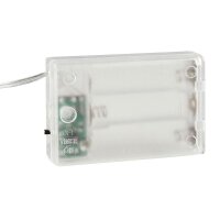 Idena 30er LED Lichterkette transparent 2,6 m