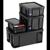 Really Useful Box Aufbewahrungsbox 9,0 l schwarz 39,5 x 25,5 x 15,5 cm, 1 St.