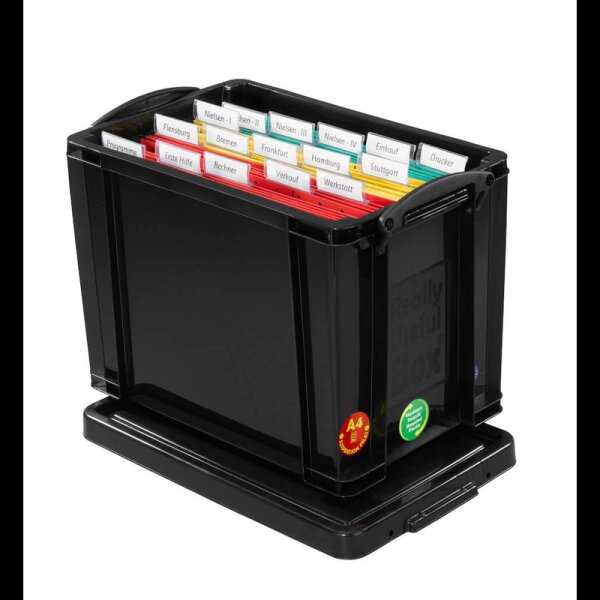 Really Useful Box Aufbewahrungsbox 19,0 l schwarz 39,5 x 25,5 x 29,0 cm, 1 St.
