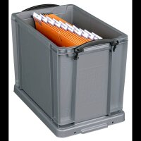 Really Useful Box Aufbewahrungsbox 19,0 l silber 39,5 x 25,5 x 29,0 cm, 1 St.