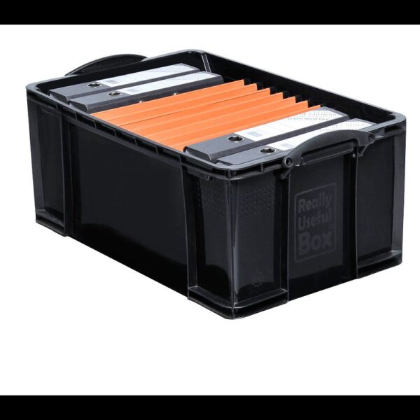 Really Useful Box Aufbewahrungsbox 64,0 l schwarz 71,0 x 44,0 x 31,0 cm, 1 St.