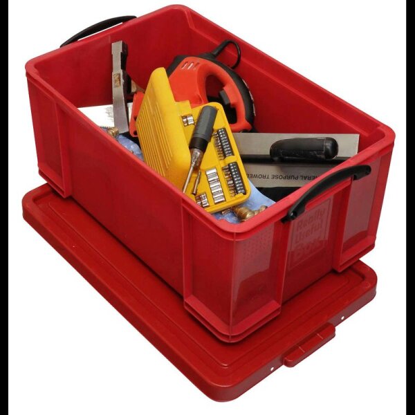Really Useful Box Aufbewahrungsbox 64,0 l rot 71,0 x 44,0 x 31,0 cm, 1 St.