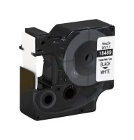 DYMO Schriftband RHINO  18489, 19 mm, schwarz auf weiß, 1 St.