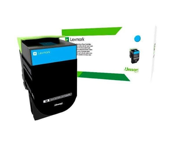 Lexmark 80C2XCE  cyan Toner