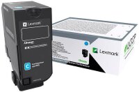 Lexmark 74C2SCE  cyan Toner