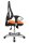 Topstar Bürostuhl Open Point SY Deluxe, OP290U G04 Stoff orange, Gestell chrom