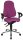 Topstar Bürostuhl Sitness® 10, SI59U G03 Stoff lila, Gestell chrom