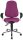 Topstar Bürostuhl Sitness® 10, SI59U G03 Stoff lila, Gestell chrom