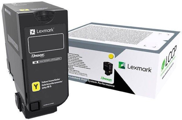 Lexmark 74C2SYE  gelb Toner