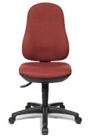 Topstar Bürostuhl Support SY, 8550 G27 Stoff rot, Gestell schwarz