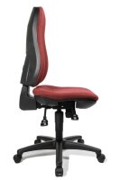 Topstar Bürostuhl Support SY, 8550 G27 Stoff rot, Gestell schwarz