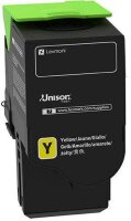 Lexmark 78C2UYE  gelb Toner