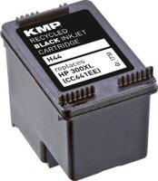 KMP H44 schwarz Druckerpatrone kompatibel zu HP 300XL (CC641EE)