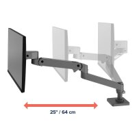 ergotron Monitor-Halterung LX Pro Arm 45-682-293 dunkelgrau für 1 Monitor, Tischbohrung