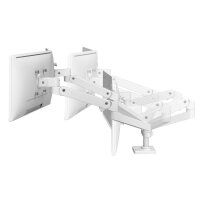 ergotron Monitor-Halterung LX Pro Dual Side-By-Side 45-686-290 weiß für 2 Monitore, Tischbohrung, Tischklemme